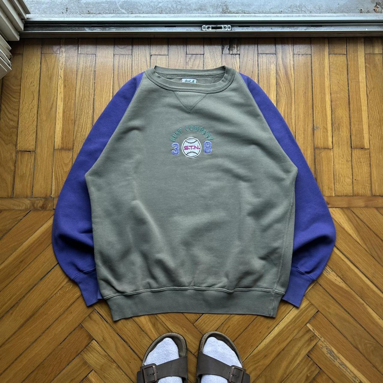 1980s Best Company Baseball Sweatshirt M