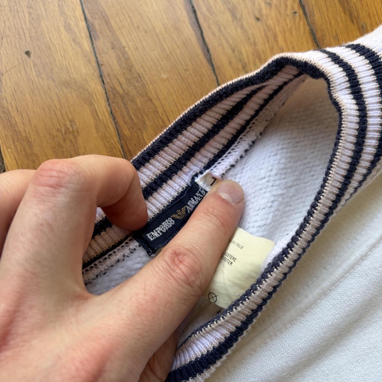 1980s Emporio Armani SS Sweatshirt White M