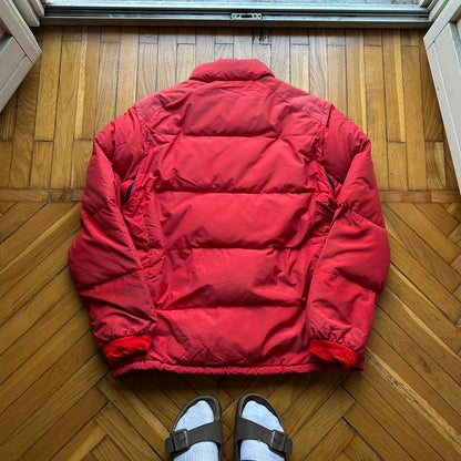 1980s Moncler Grenoble Down Jacket Red L