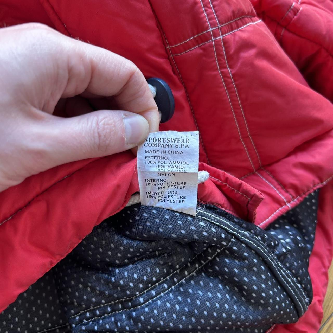 1990s Taverniti Puffer Jacket Red XL