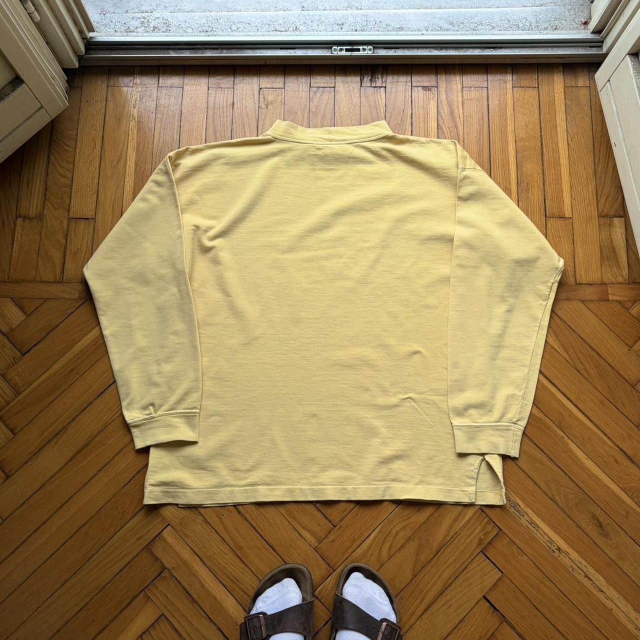 1990s Stone Island LS T Shirt Yellow L