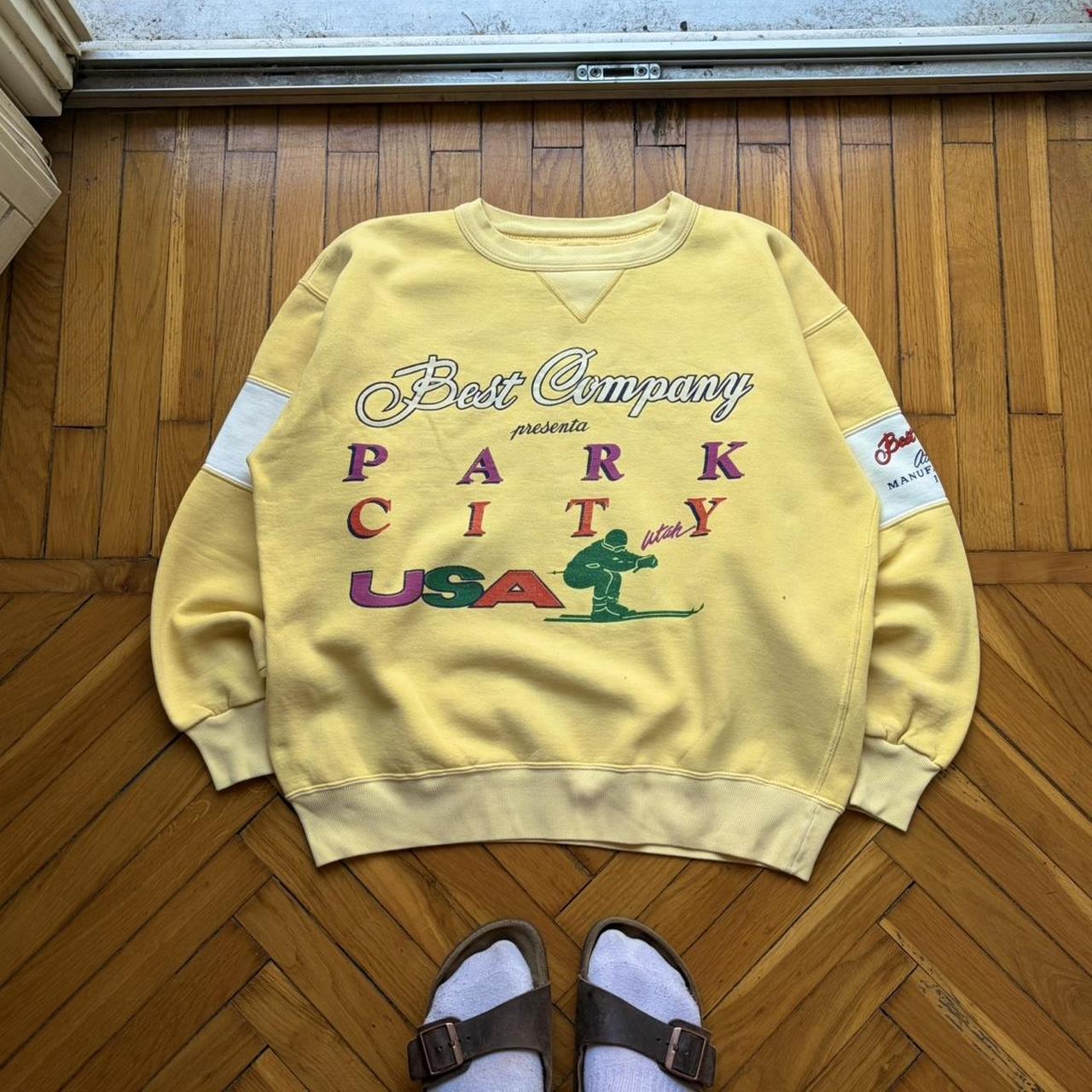 1980s Best Company USA Ski Sweatshirt M