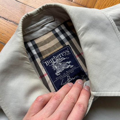 1990s Burberry Trench Coat Beige L