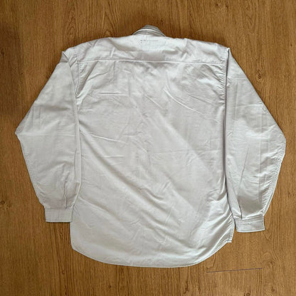 1990s Armani Corduroy Shirt Cream L