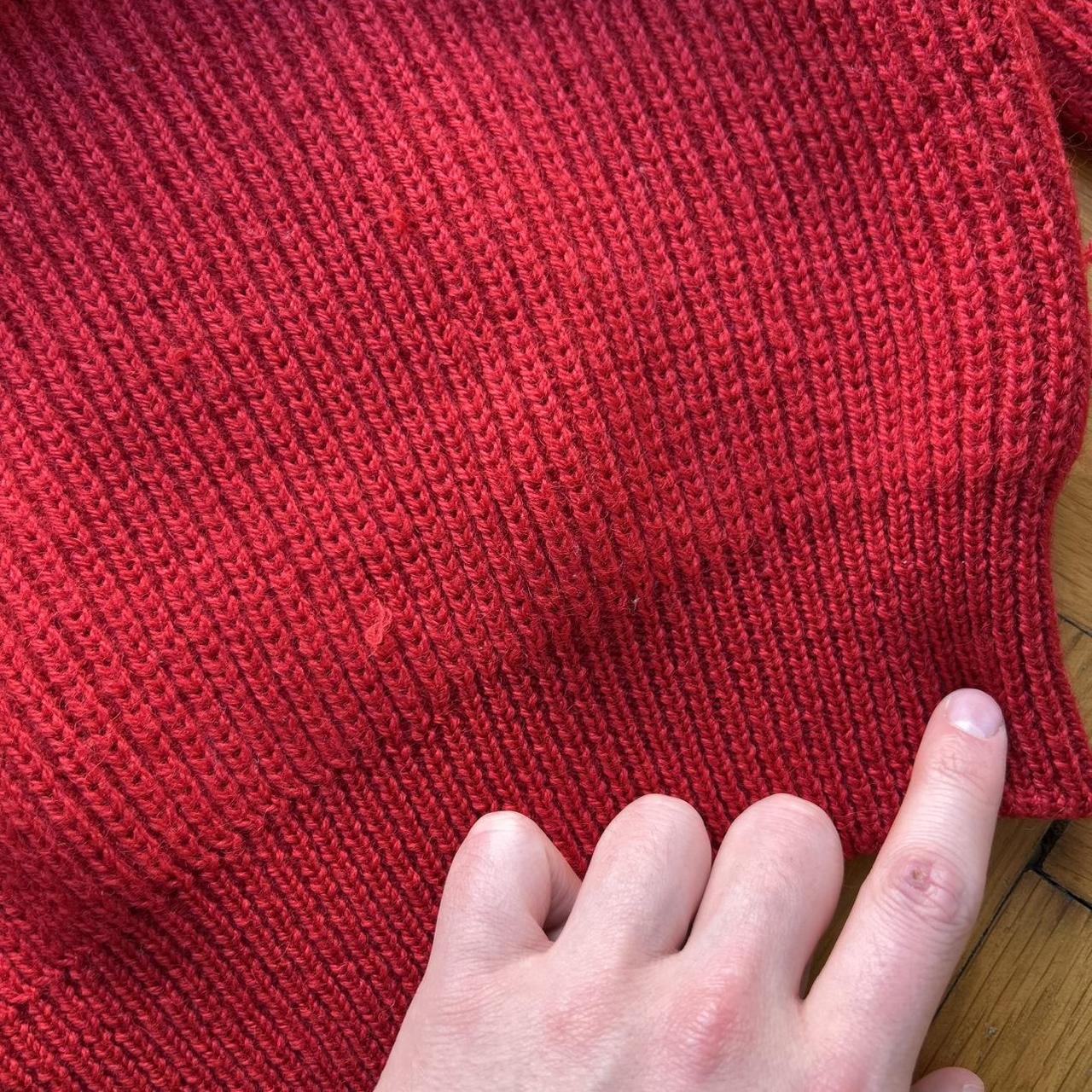 1990s Cerruti 1881 Knitted Jumper Red M