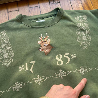 1980s Best Company Sweatshirt Green M