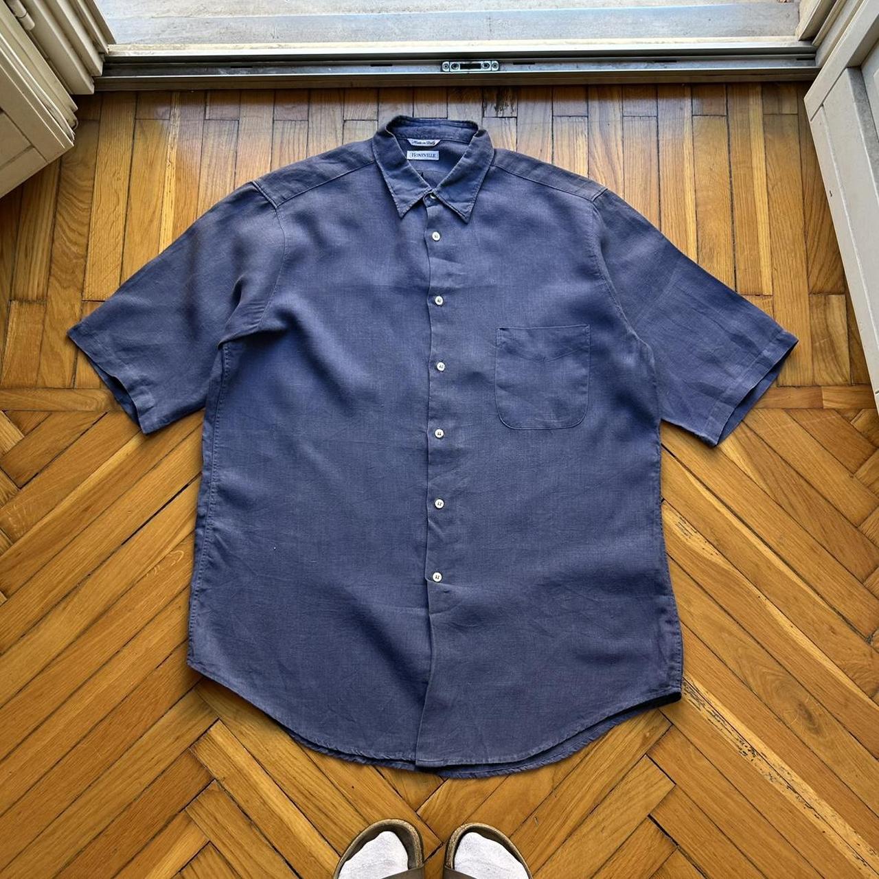 1990s Boneville Shirt Navy L