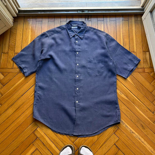 1990s Boneville Shirt Navy L