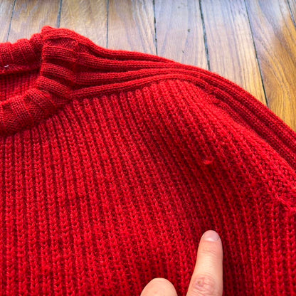 1990s Cerruti 1881 Knitted Jumper Red M