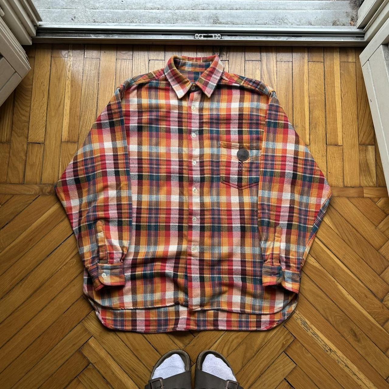 1990s Moschino Checked Flannel Shirt L
