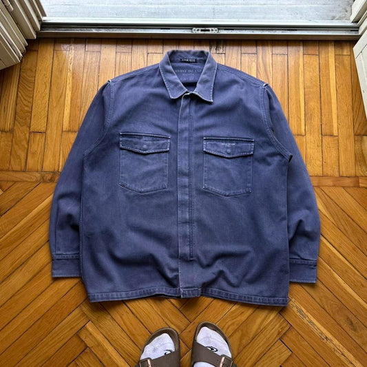 1992 Stone Island Marina Overshirt Navy XL