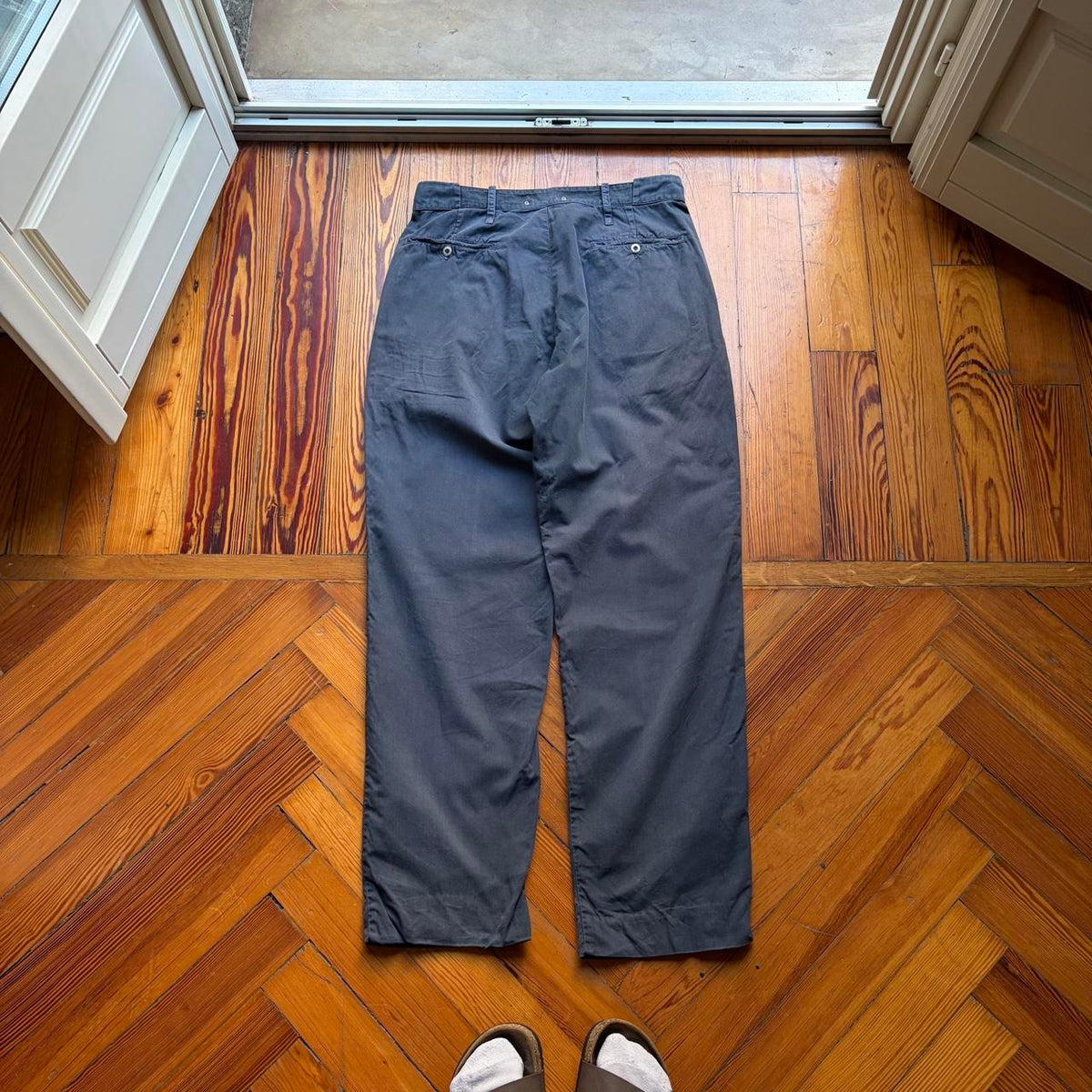 1980s Stone Island Trousers Navy 32W 32L