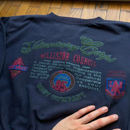 1980s Best Company Sweatshirt Navy XS