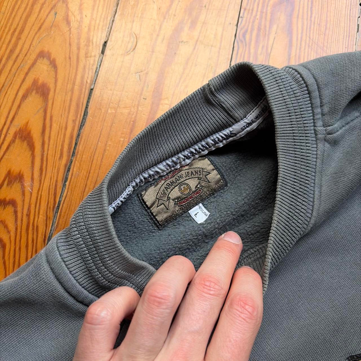 1980/90 Armani Jeans Anniversary Sweatshirt L