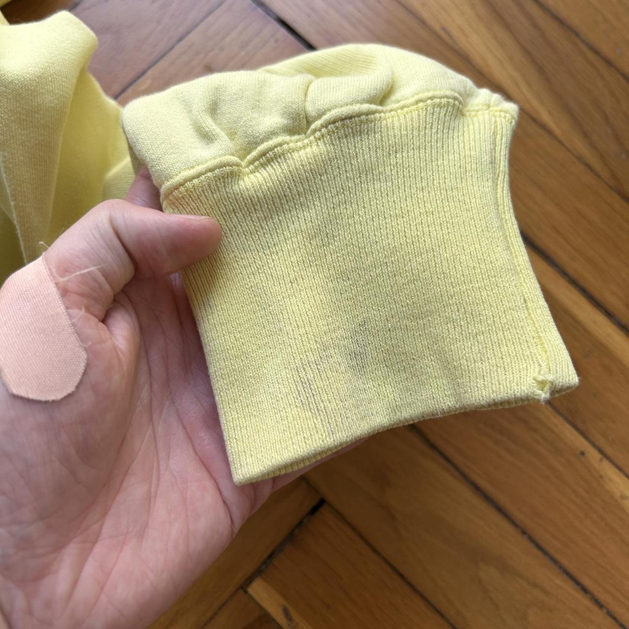 1980s Stone Island Hoodie Yellow L
