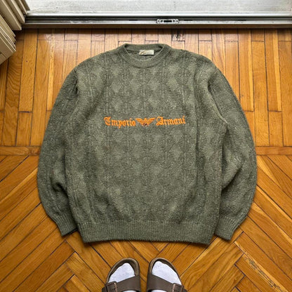 1990s Emporio Armani Knitted Jumper L