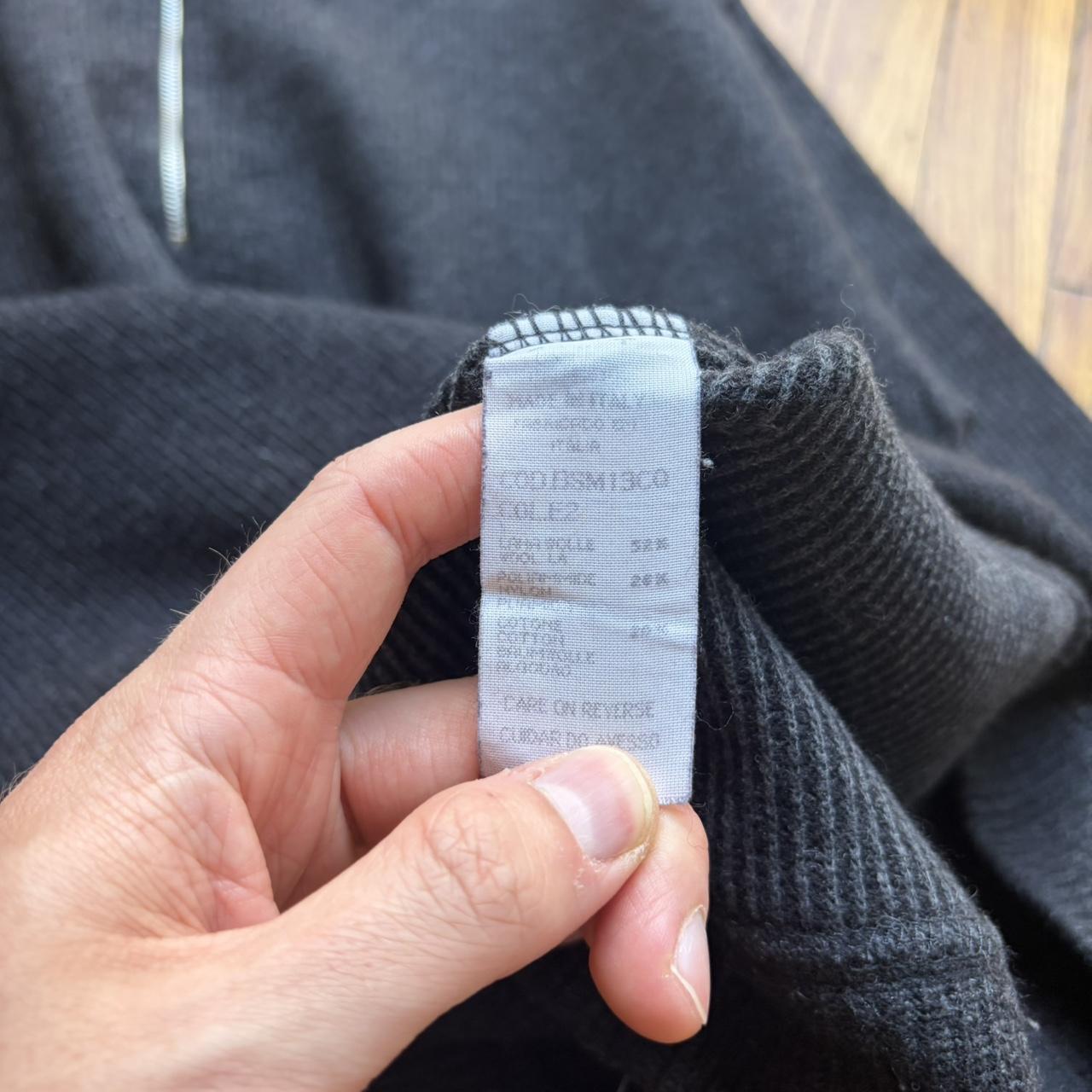 1990s Emporio Armani Q Zip Knitted Jumper L