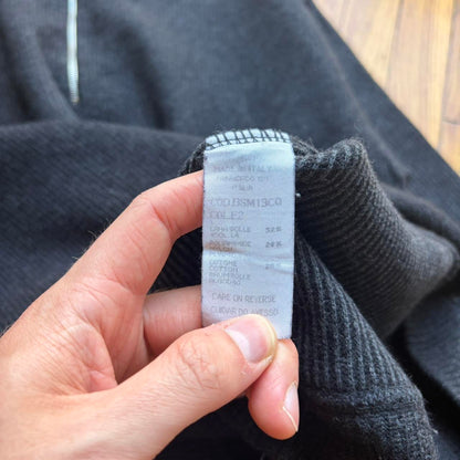 1990s Emporio Armani Q Zip Knitted Jumper L