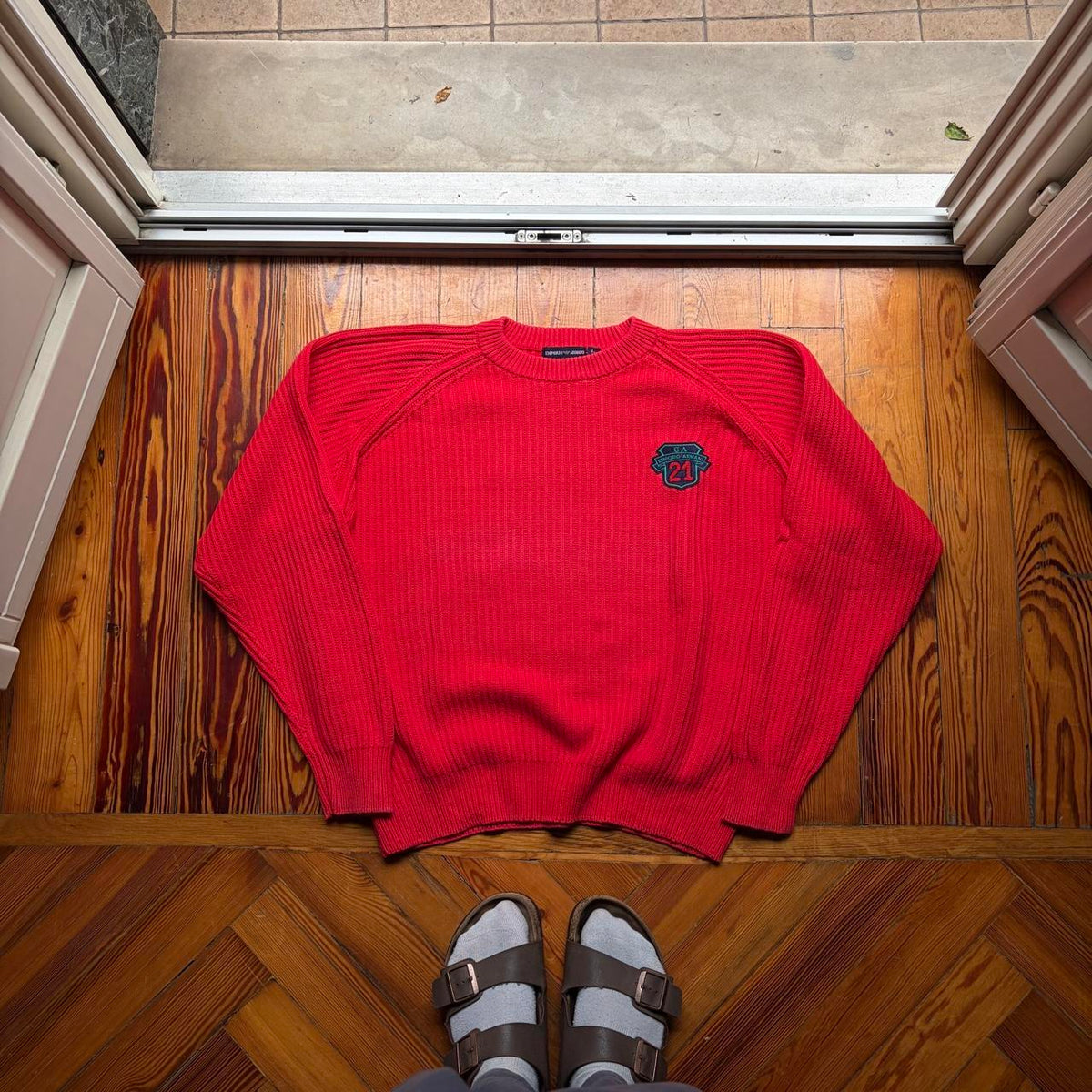 1980s Emporio Armani GA21 Knitted Jumper L