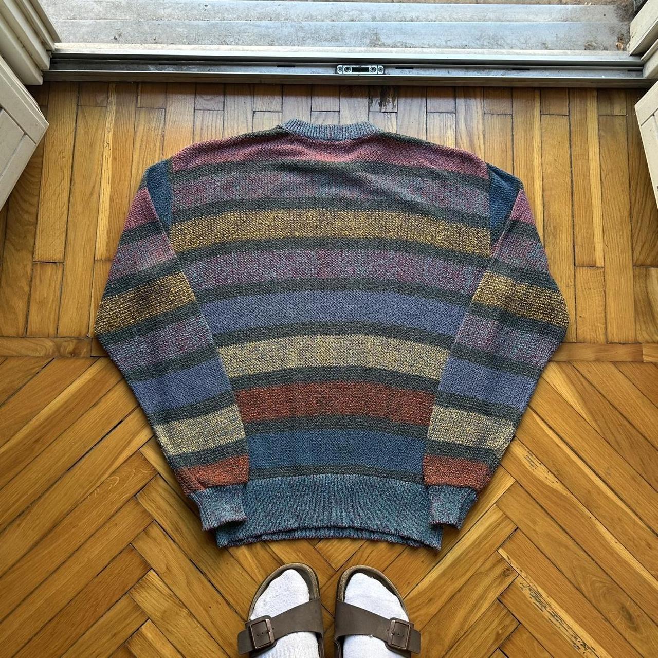 1990s Missoni Striped Knitted Jumper M