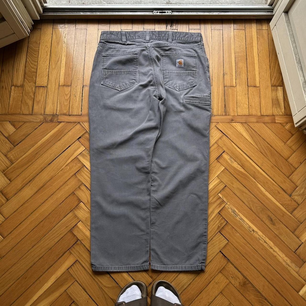 1990s Carhartt Carpenter Trousers Grey 36W 28L