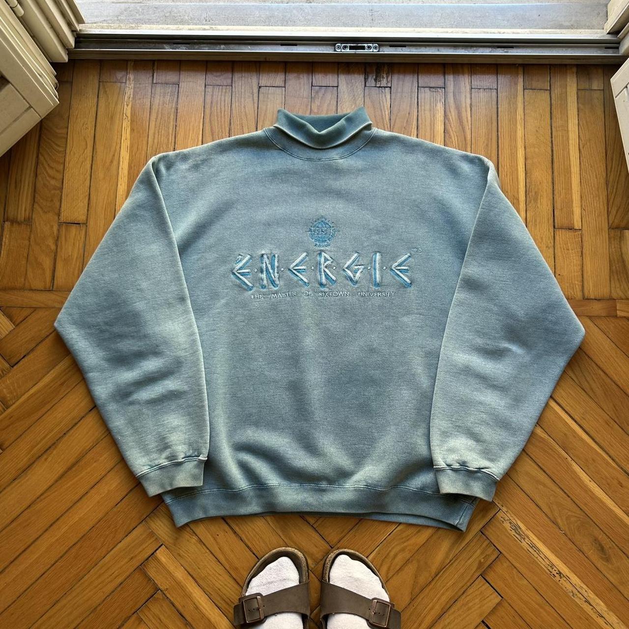 1991/92 Energie Roll Neck Sweatshirt XL