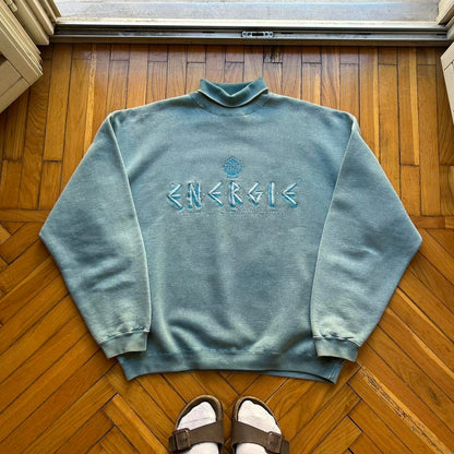 1991/92 Energie Roll Neck Sweatshirt XL