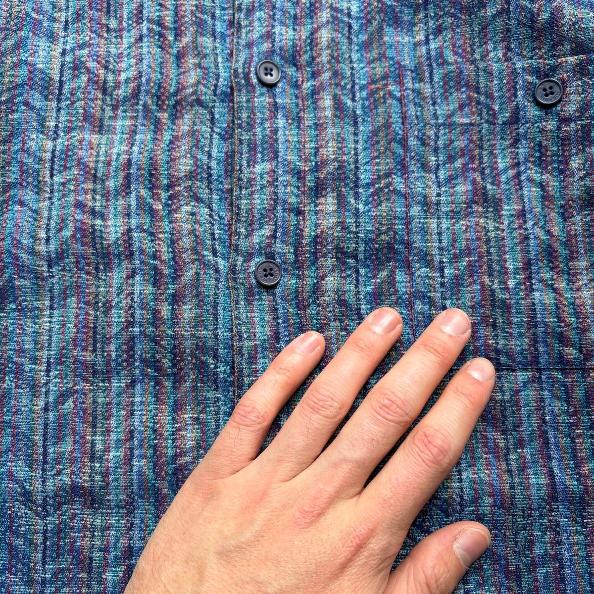 1990s Missoni Sport Pattern Shirt L