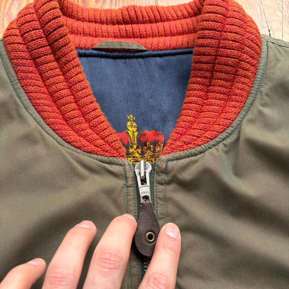 1990s Hugo Boss Bomber Jacket XL
