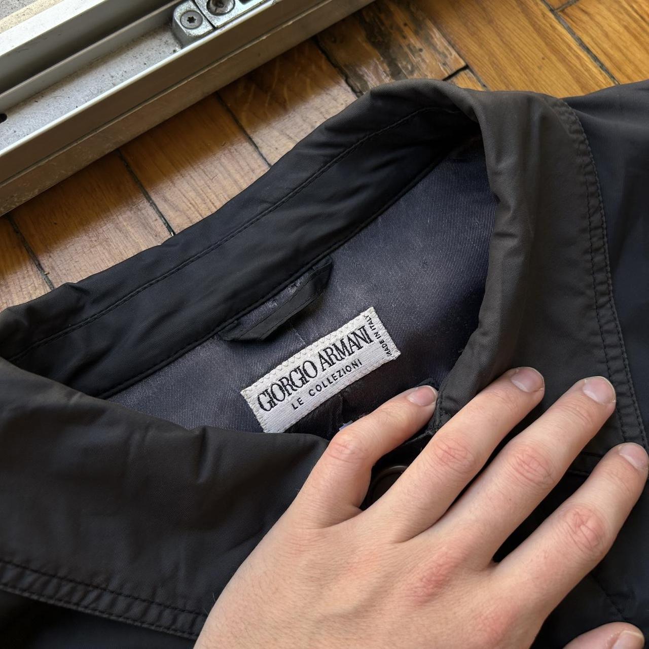 1990s Giorgio Armani Jacket Black XXL