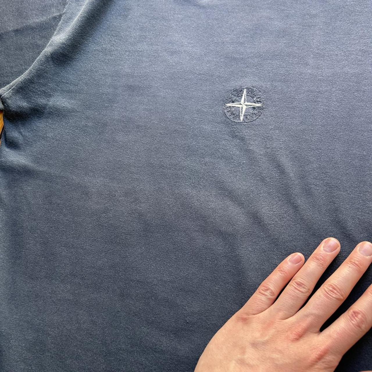 1980s Stone Island Compass T Shirt Navy M