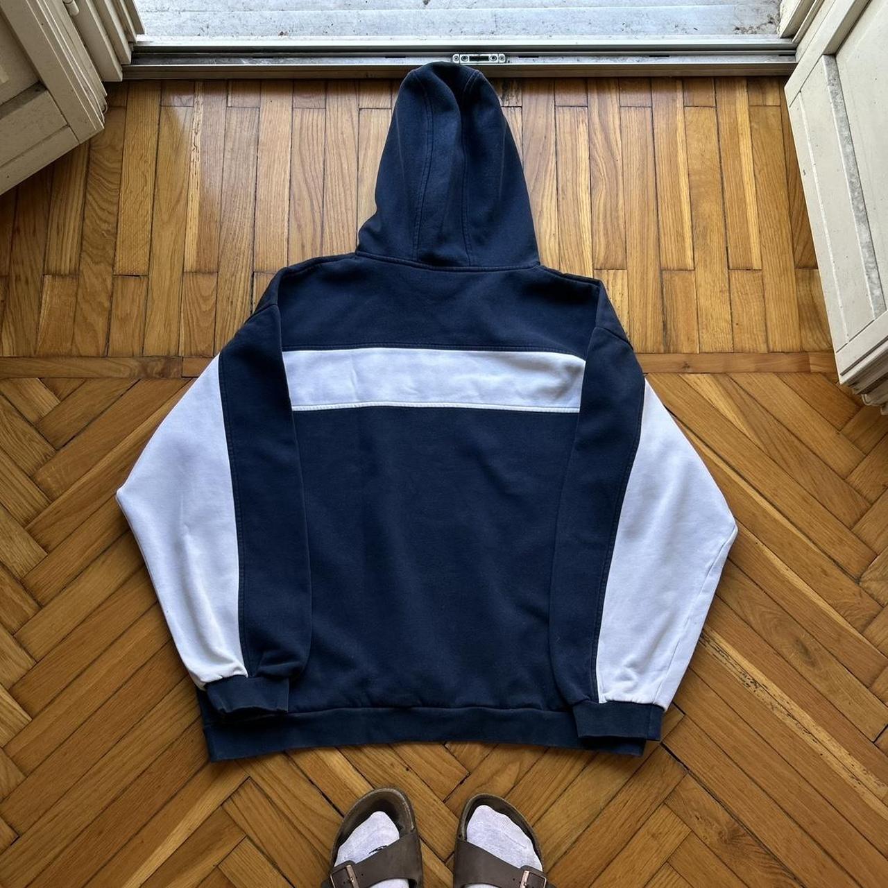 1990s Nike Swoosh Hoodie Navy XL
