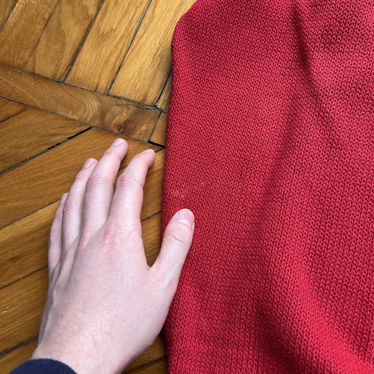 1980s CP Company Knitted Jumper Red S