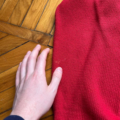 1980s CP Company Knitted Jumper Red S