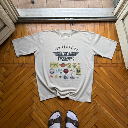 1990s Armani Jeans 10 Year Anniversary T Shirt L