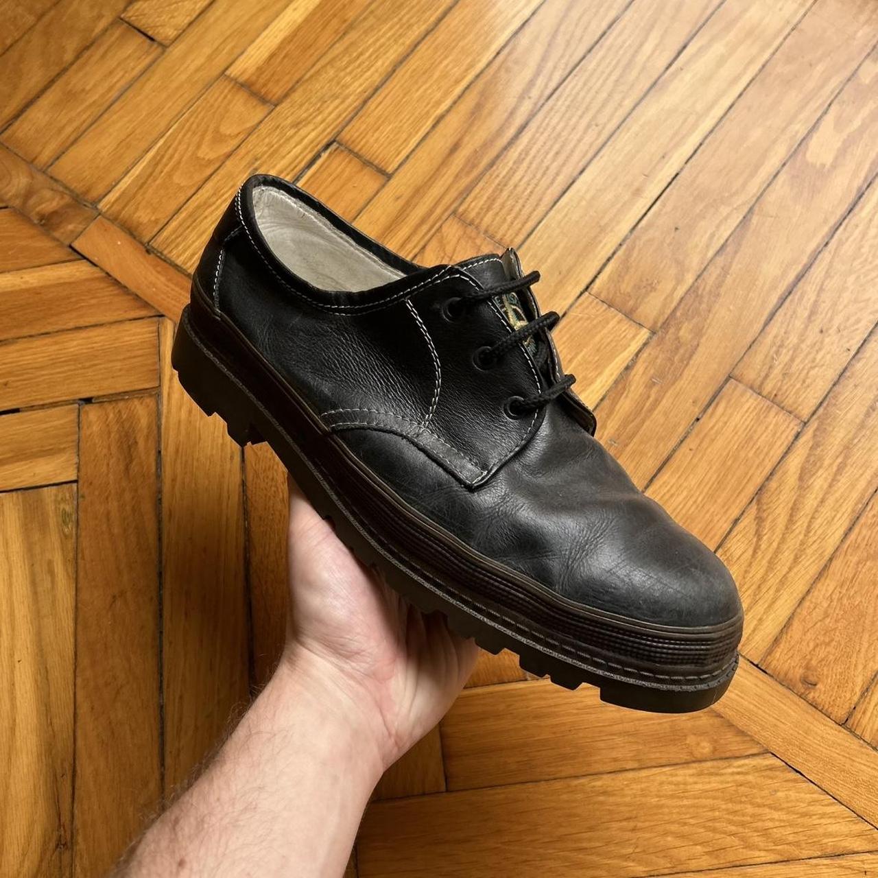 1980s Stone Island Marina Shoes Black UK 10.5