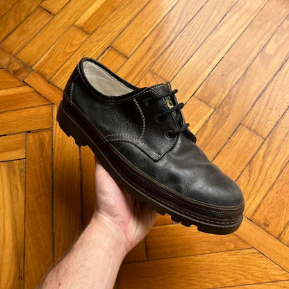 1980s Stone Island Marina Shoes Black UK 10.5