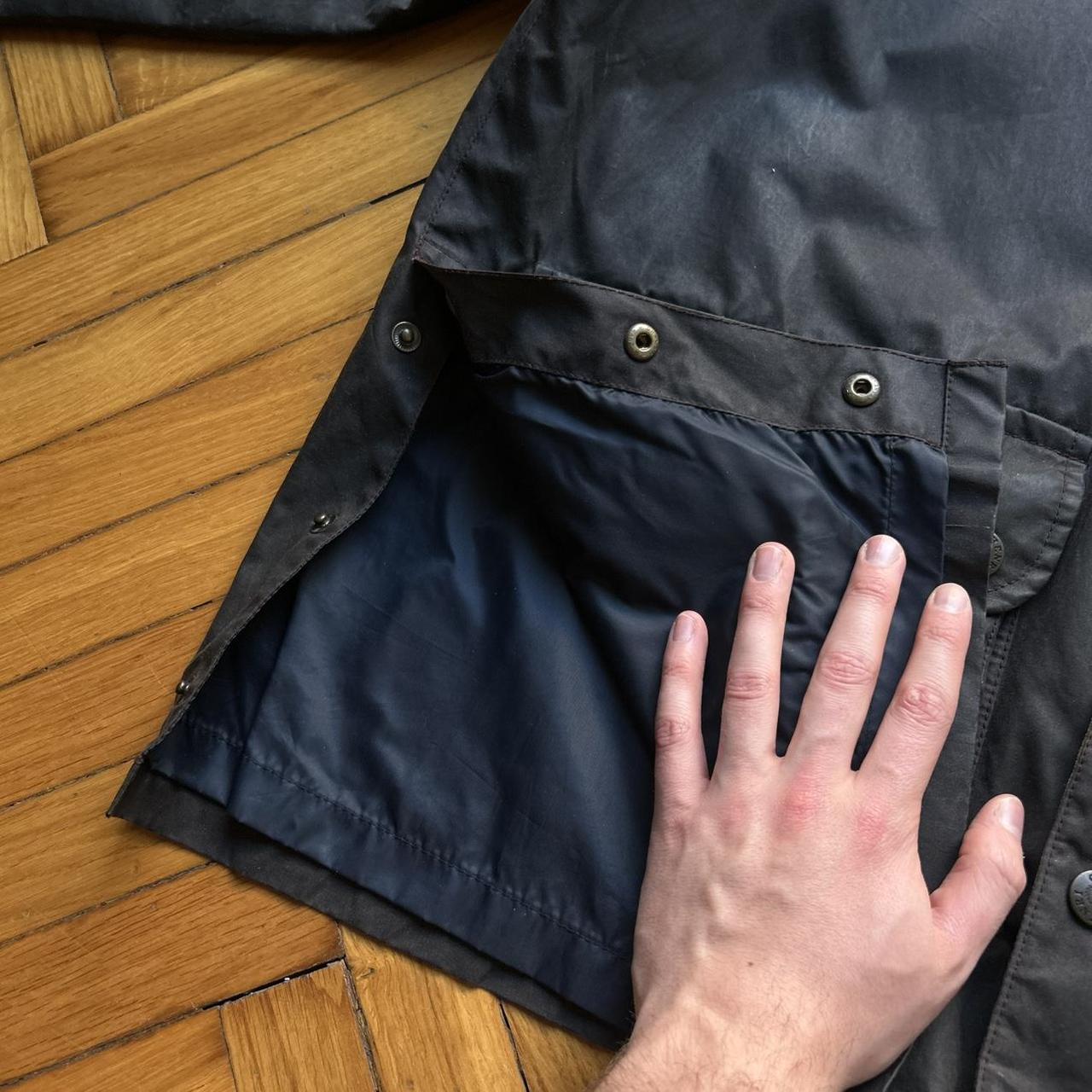 1990s Henri Lloyd Waxed Jacket Black XL