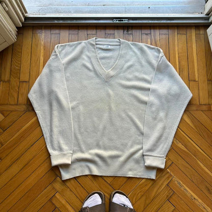 1980s CP Company V Neck Knitted Jumper XL