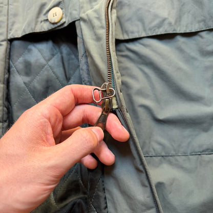 1990s Emporio Armani Trench Coat Khaki L