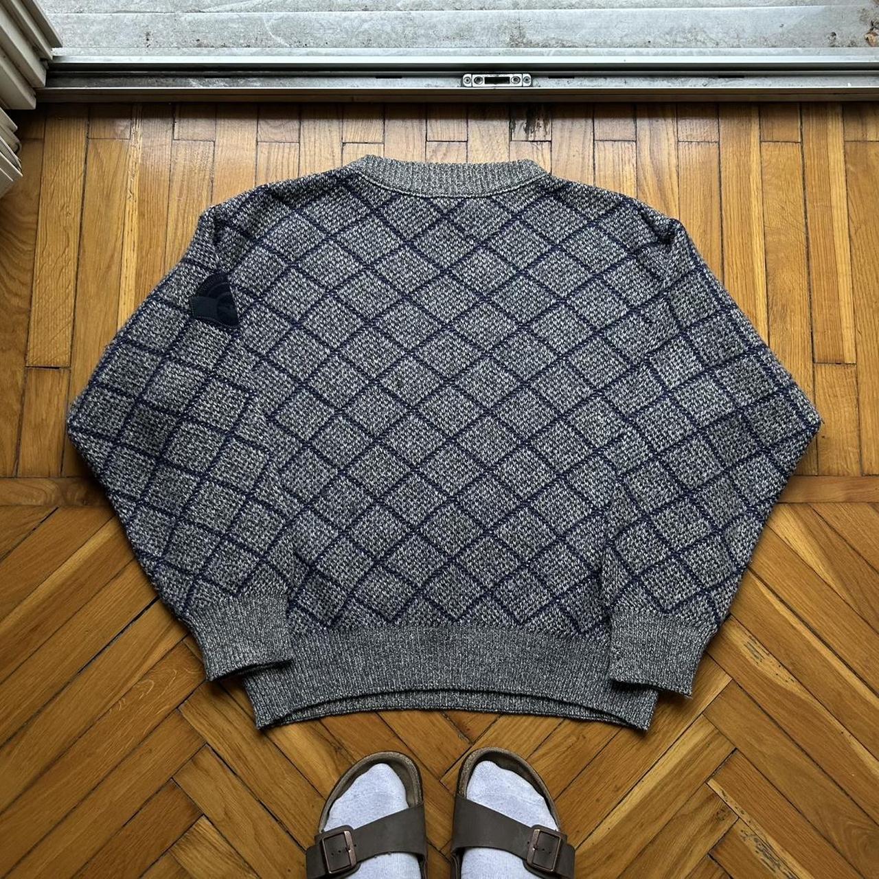 1980s Emporio Armani Knitted Jumper Grey L