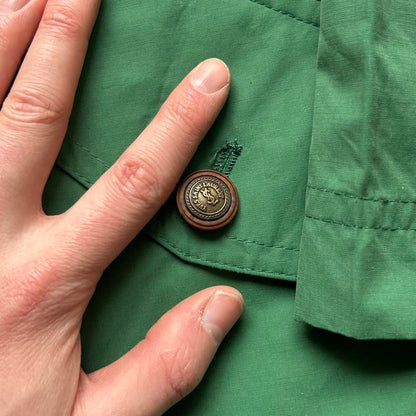 1980s Yves Saint Laurent Jacket Green XXL