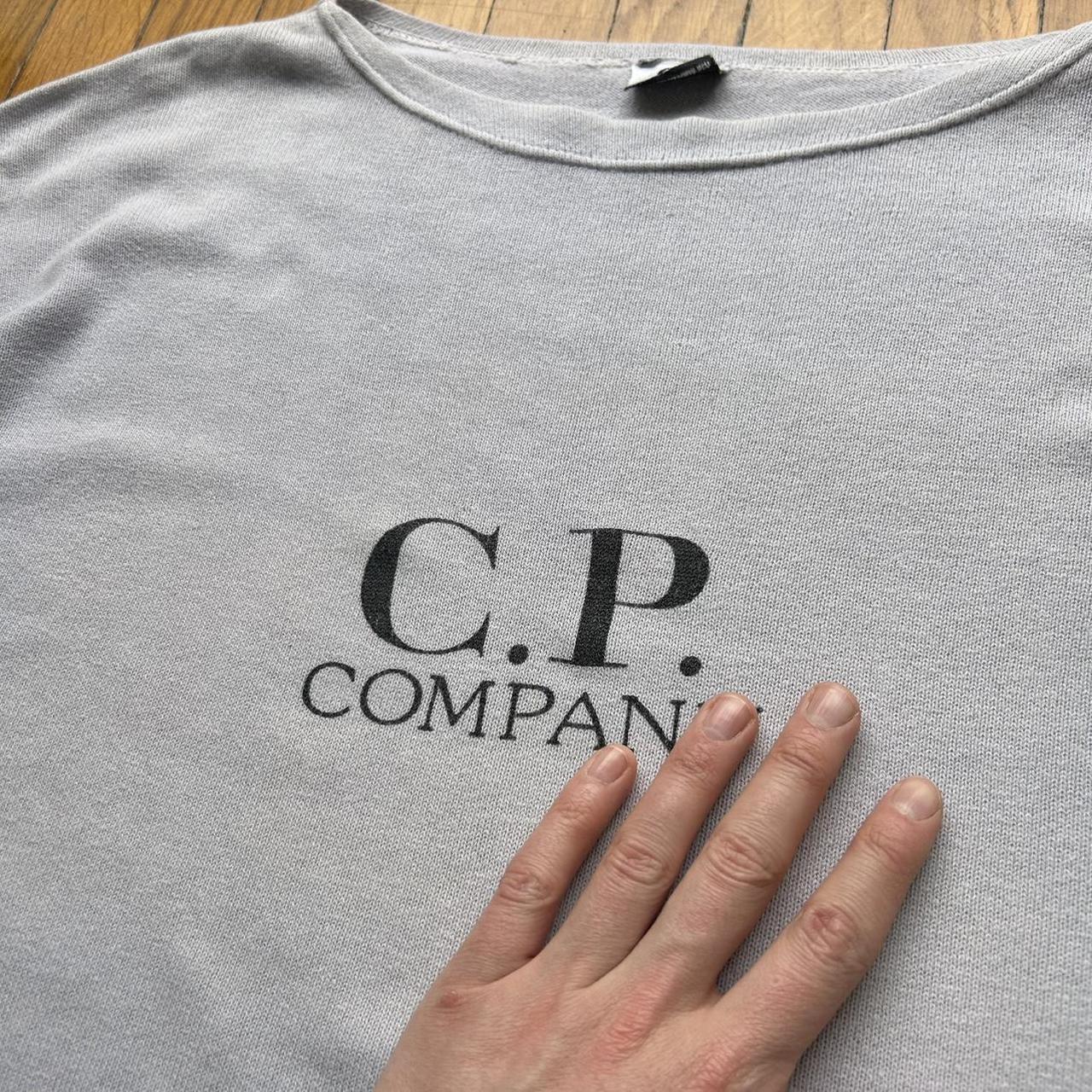 1980s CP Company Fine Cotton Knitted Jumper XL