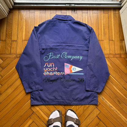 1980s Best Company Jacket Purple L