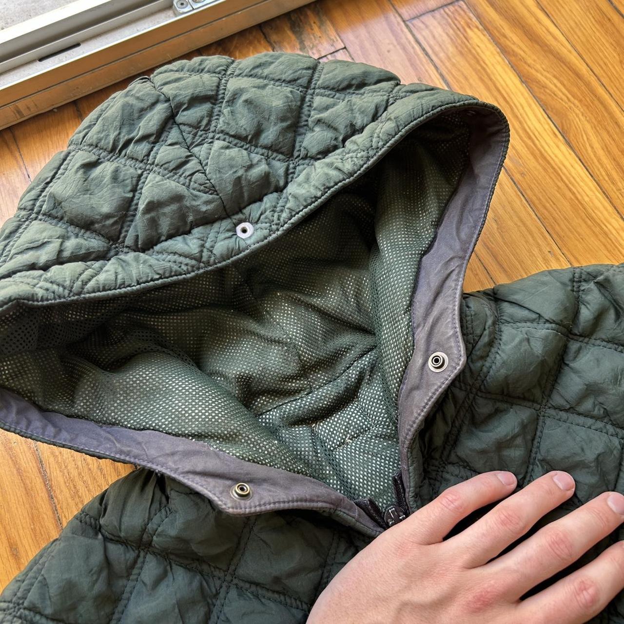 1980s CP Company Quilted Jacket Liner Green L