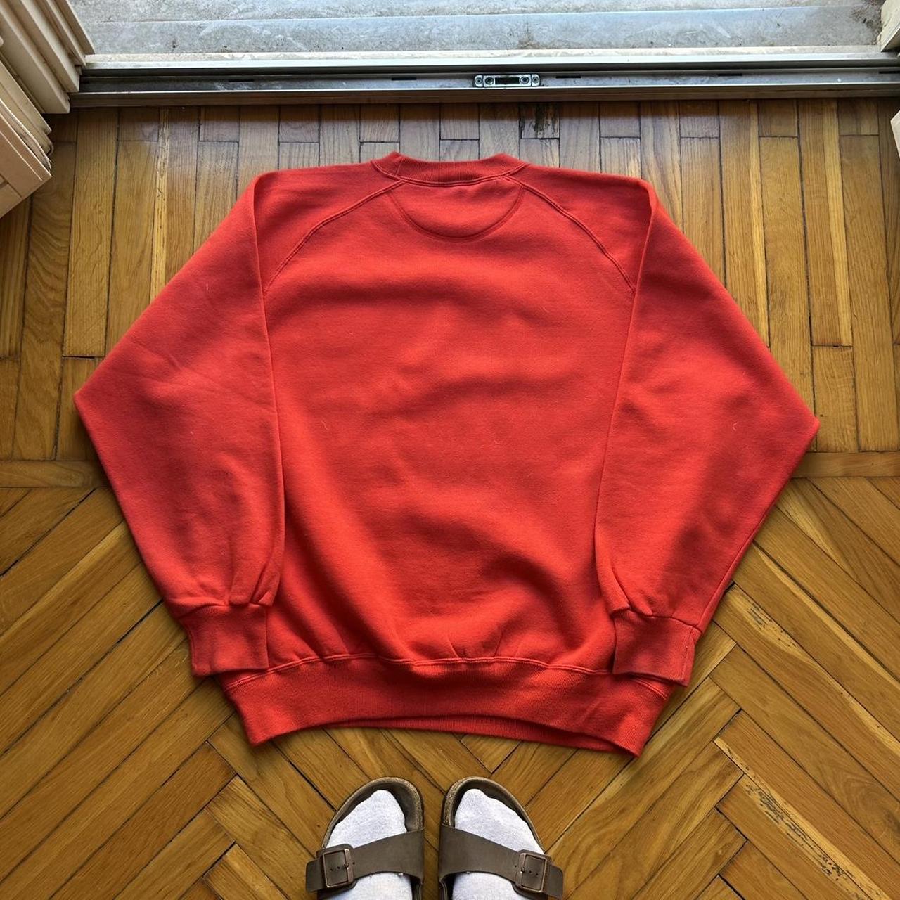 1980s Best Company Ski Sweatshirt Red XL