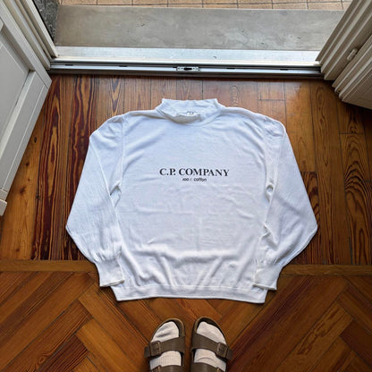 1980s CP Company 100% Cotton Knitted Jumper L