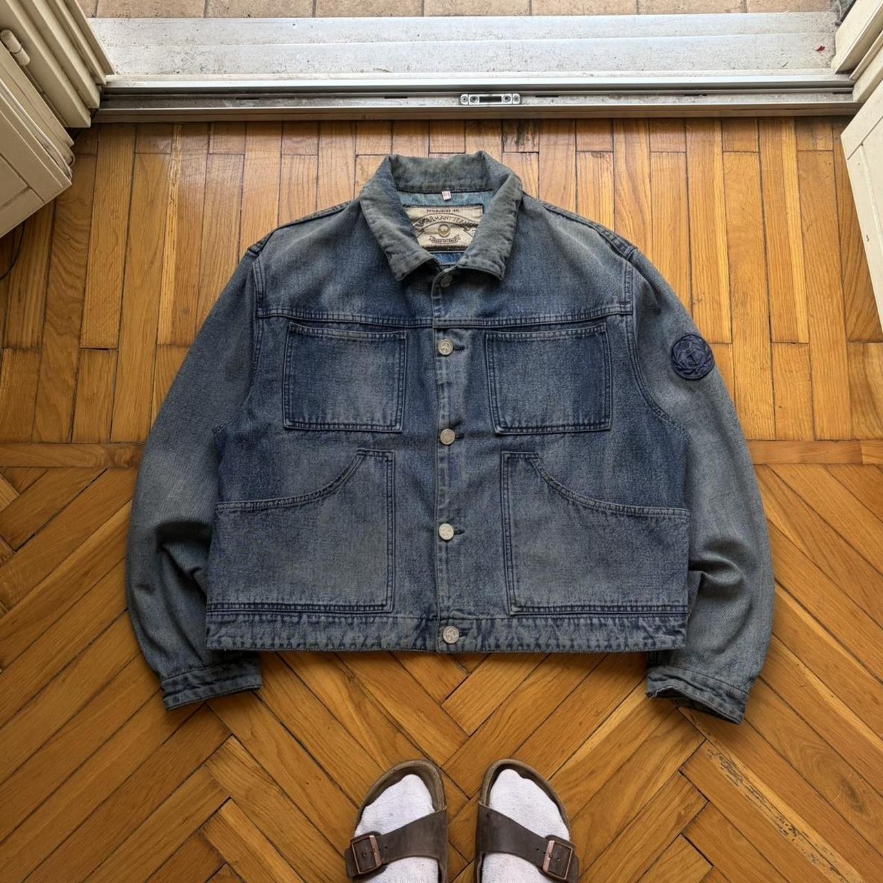 1980s Armani Jeans Mariner Denim Jacket L