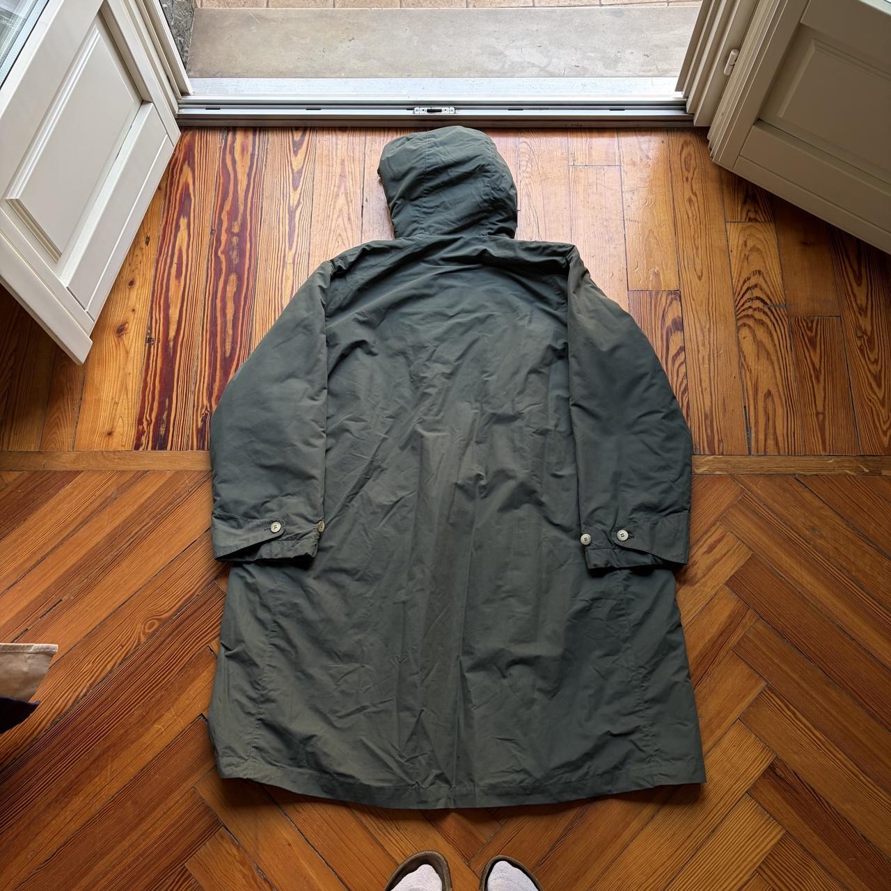 1990s Emporio Armani Trench Coat Khaki L