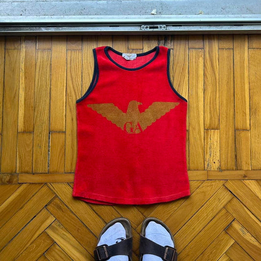 1980s Giorgio Armani Velvet Vest Women's XS